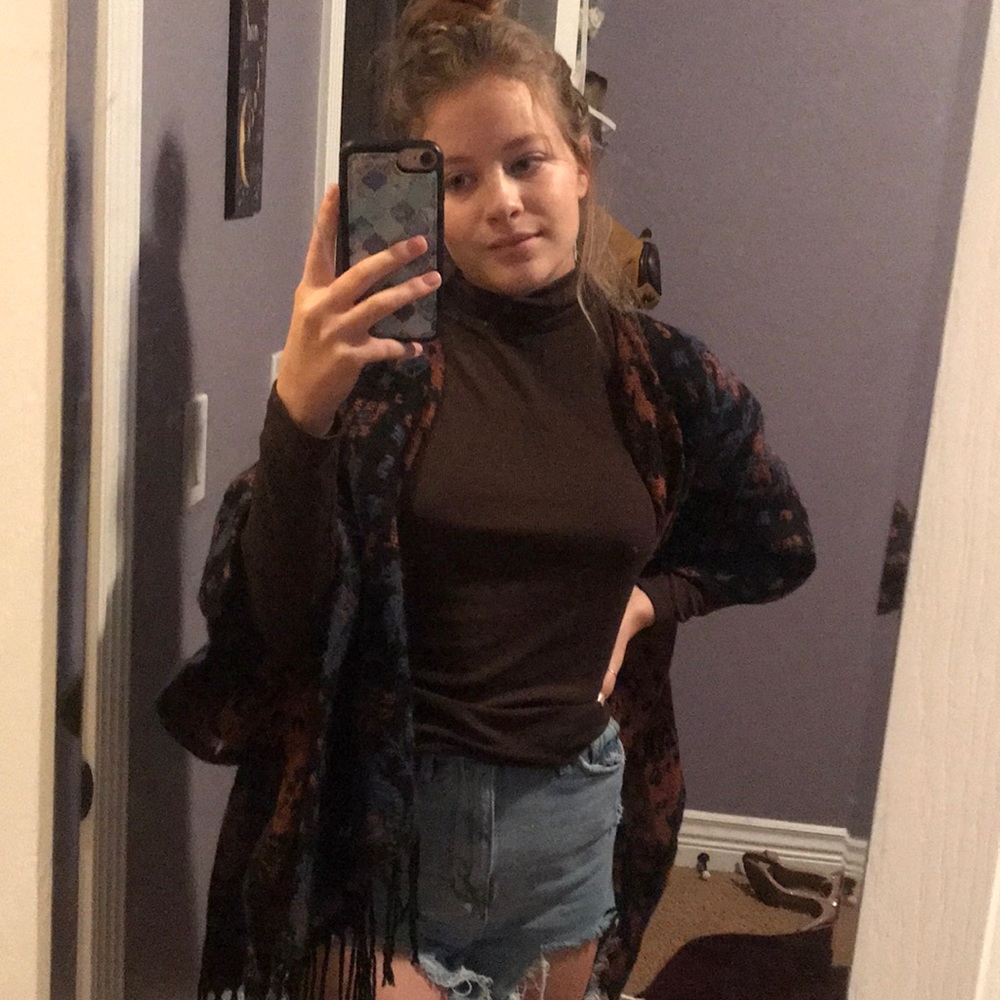 Floral cardigan